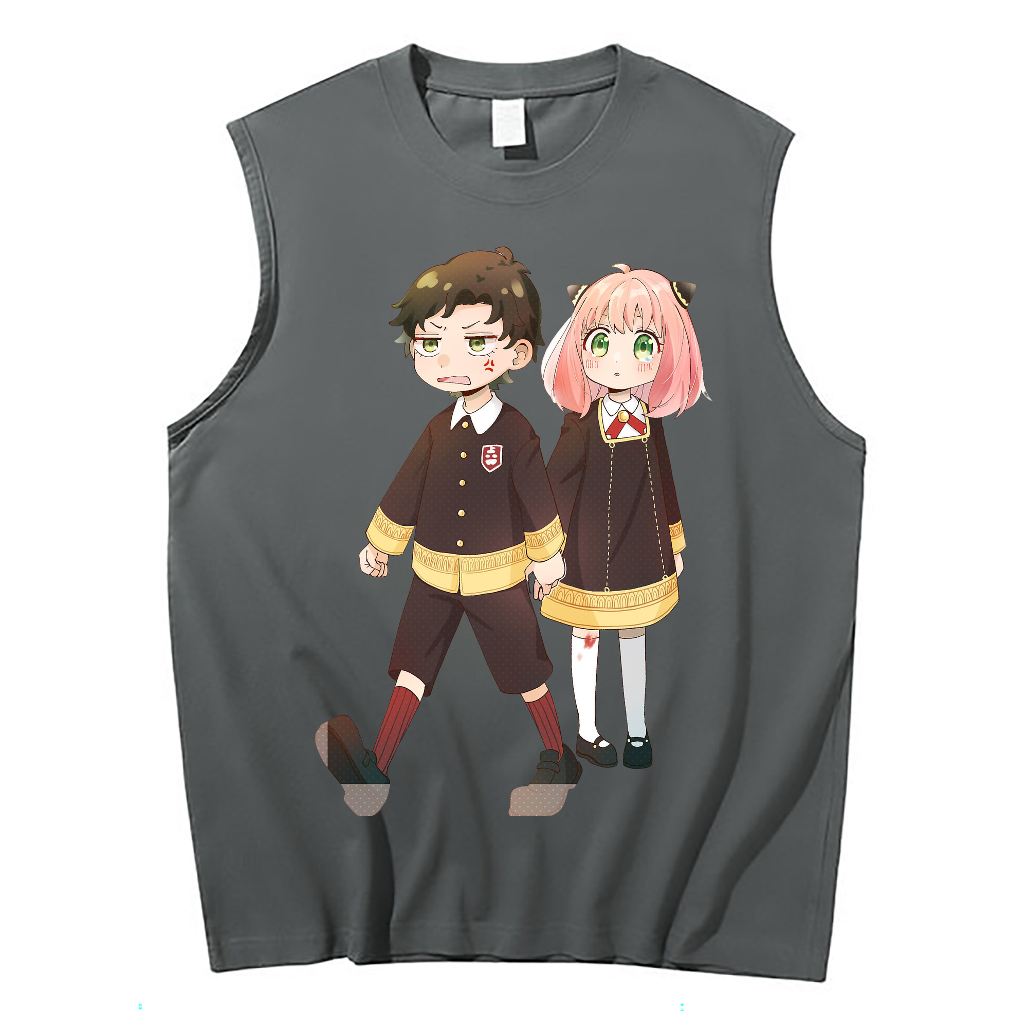 （画像用） SPY×FAMILY间谍家家酒 コットン100％タンクトップ（フロントプリント）